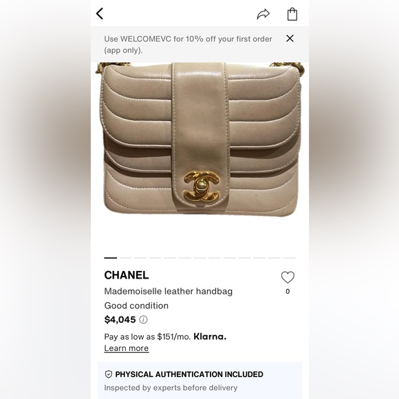 🥳TWO ICONIC CHANEL FLAP BAGS. One is blush. One beige. Great buy!!!! - Picture 8 of 8